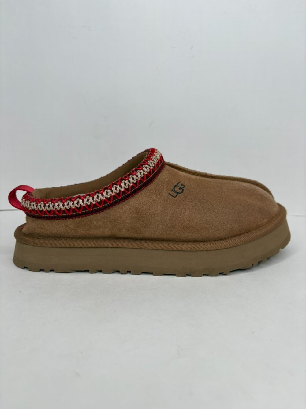 Ugg Tazz II Platform Slipper – Chestnut – Kids Size 4 - Picture 2 of 11